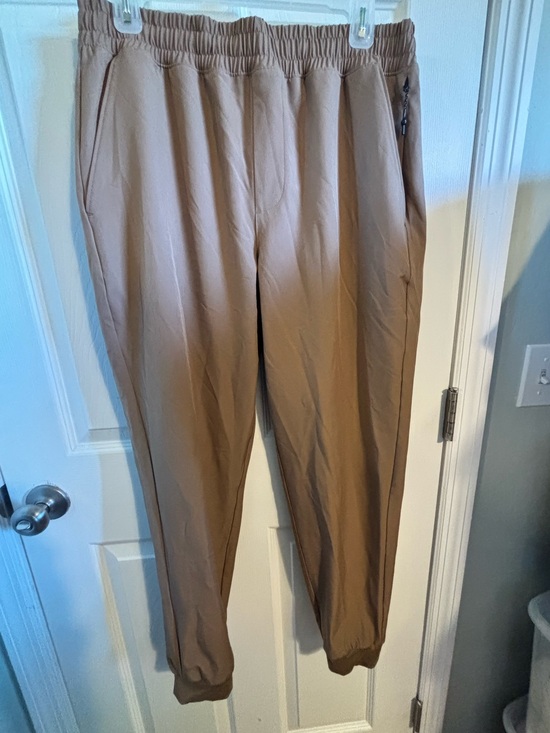 FLX Other - 😍FLX Men's Casual Elastic-Waist Jogger Pants - Tan SZ Medium